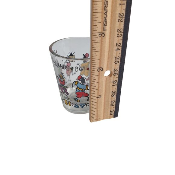 Cayman Islands BWI Shot Glass Souvenir Gift Vacation Drink Party Dancers Gift - Picture 2 of 5